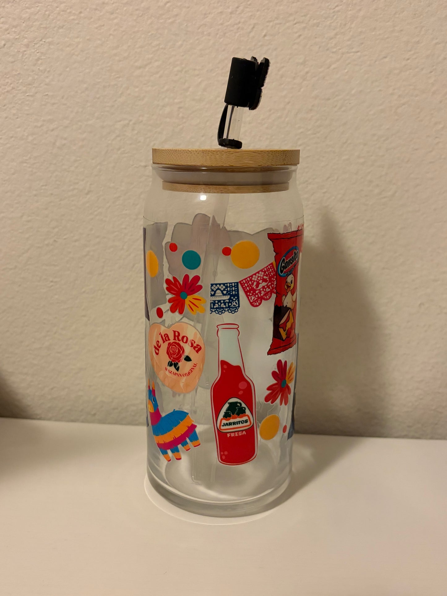 Hello kitty, Mexican Snack 20oz Glass Cup